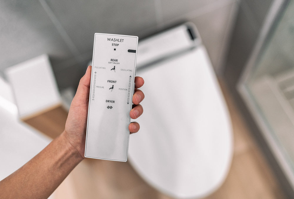 Abattant wc japonais avec télécommande de contrôle
