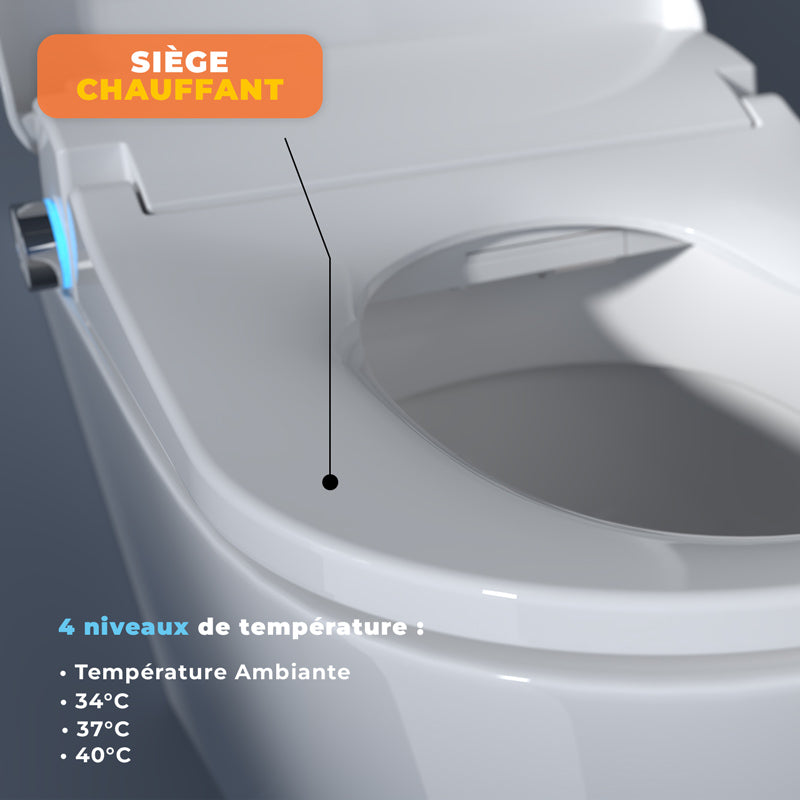 siège chauffant abattant wc japonais i-kleent v1