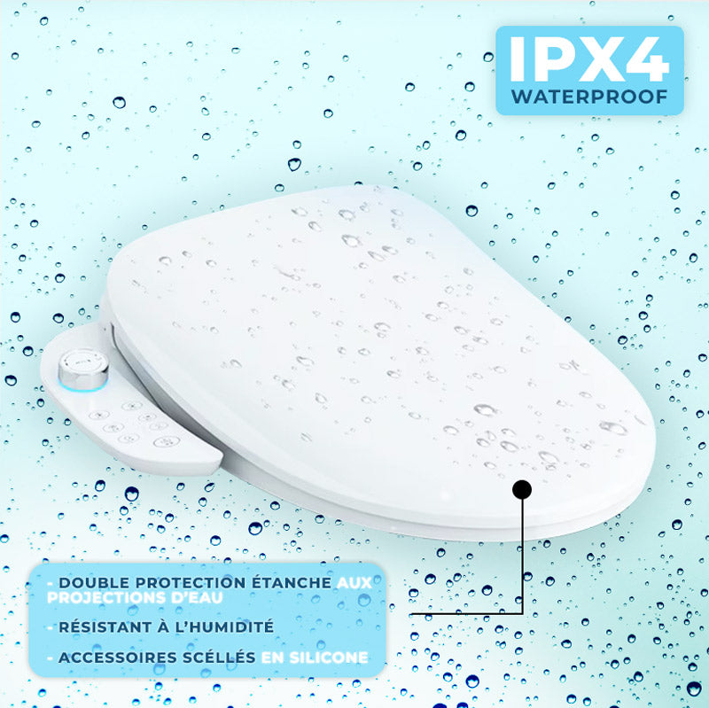 abattant wc japonais respectant la norme d'étanchéité ipx4