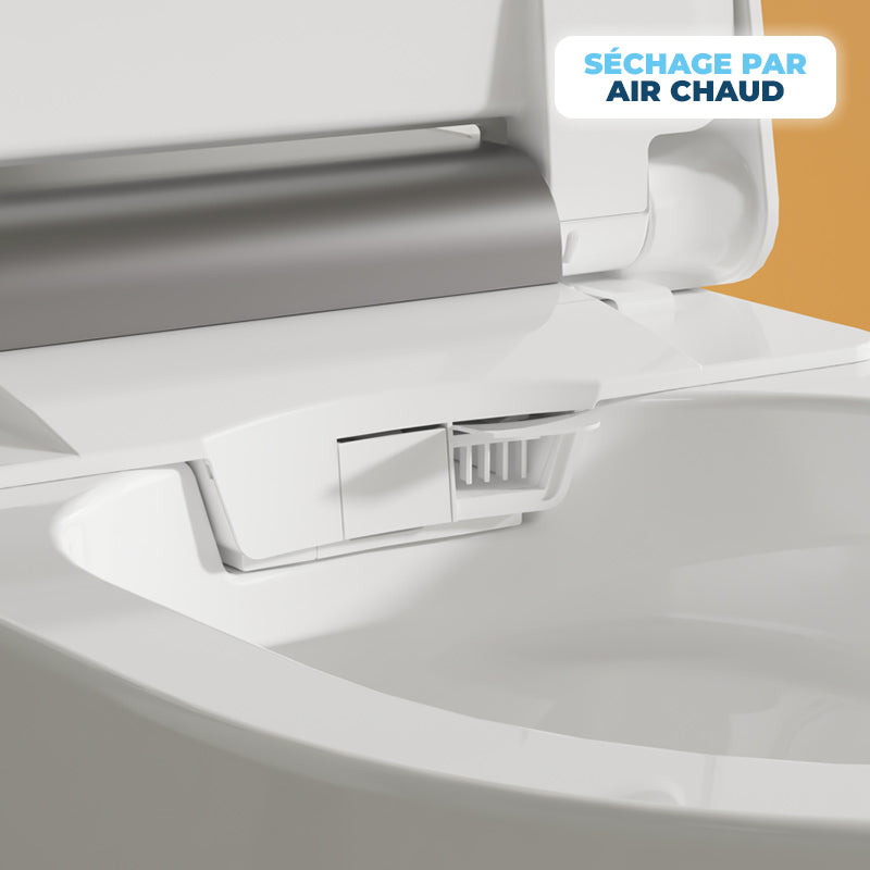 Toilette Japonais suspendu avec séchage par air chaud