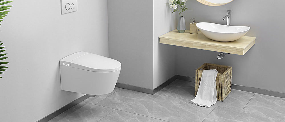 toilette japonais suspendu