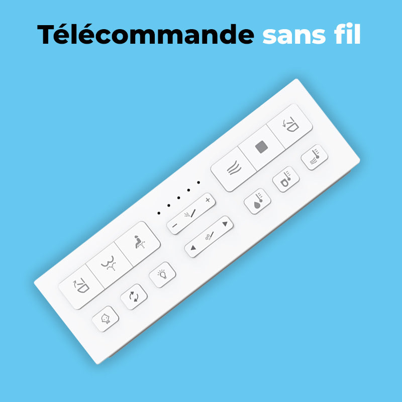 wc japonais avec télécommande sans fil Crystal plus V2