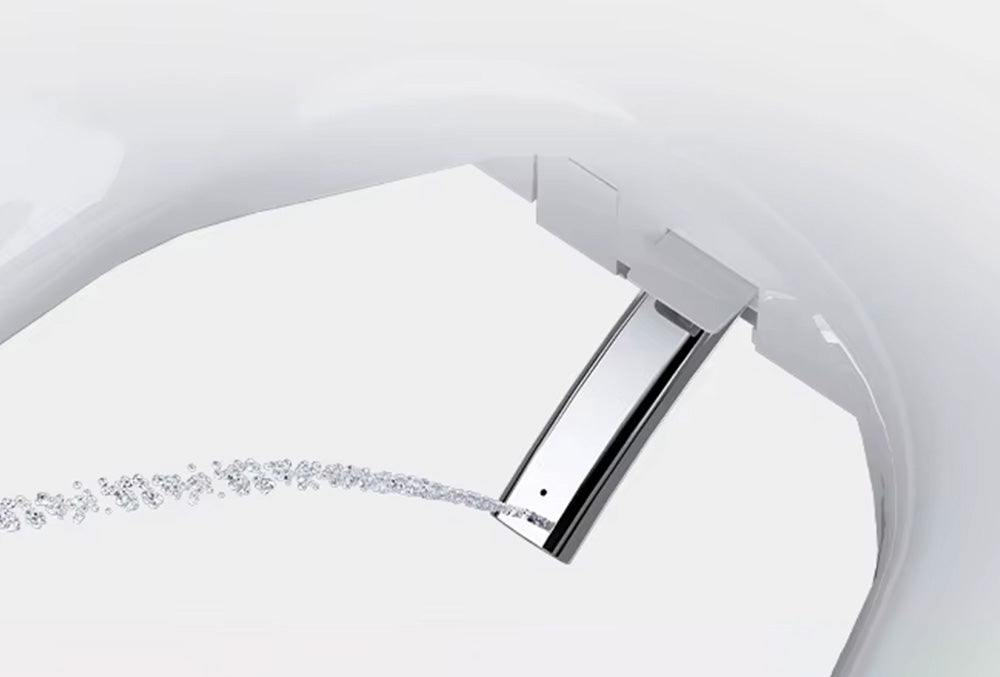 toilette avec jet d'eau