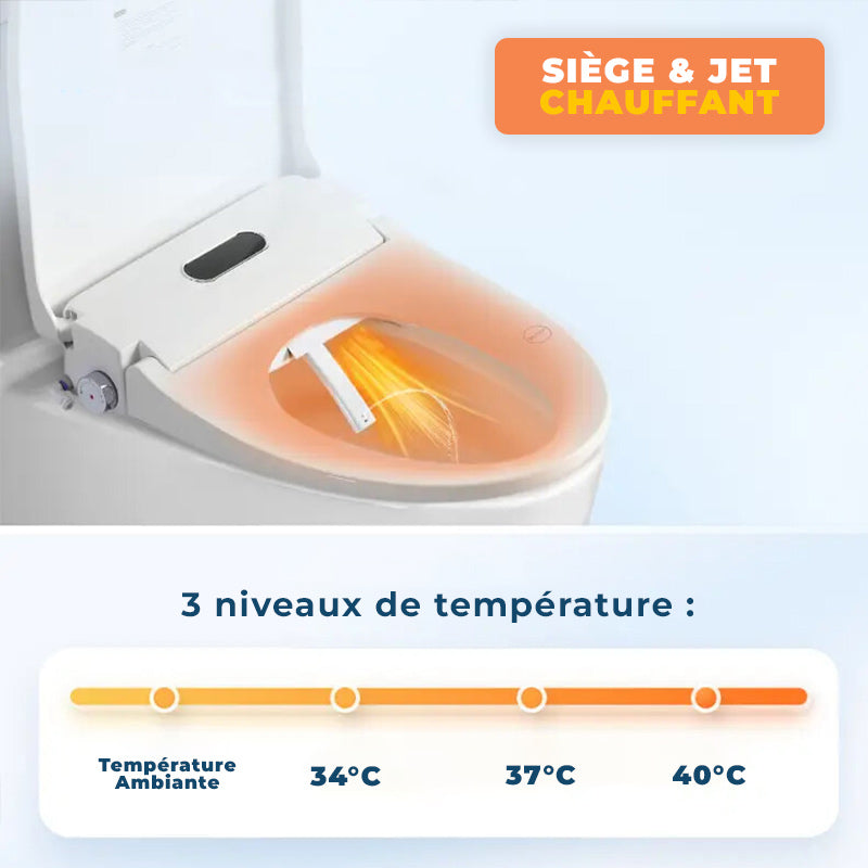 siège chauffant abattant wc japonais kleent